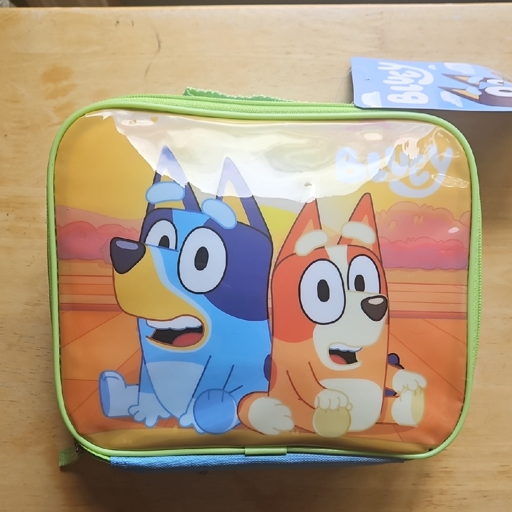 BLUEY Lunch Bag - Blue and Orange